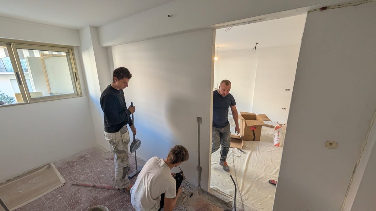 Rénovation studio Antibes