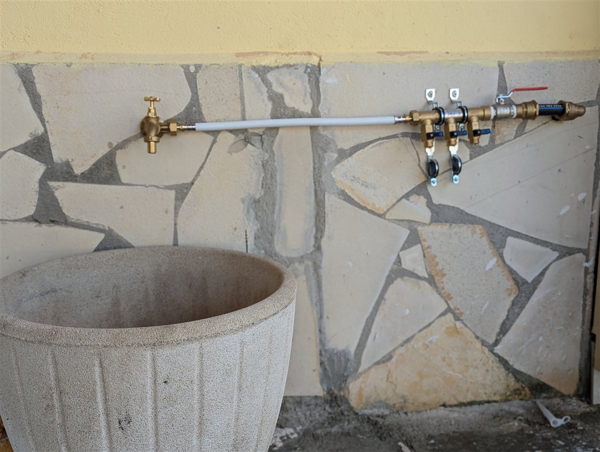 Véranda sur mesure - travaux en cours