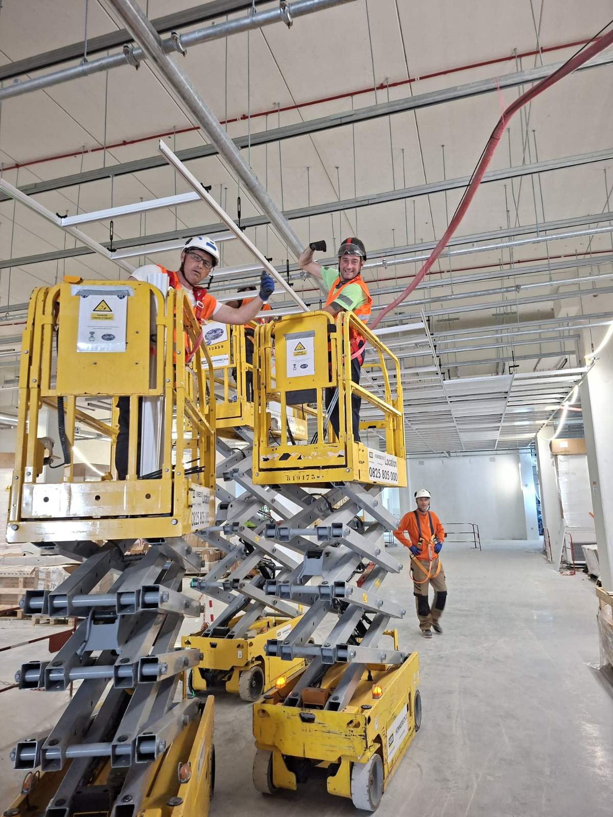 Chantier de grande ampleur — équipes Genesius