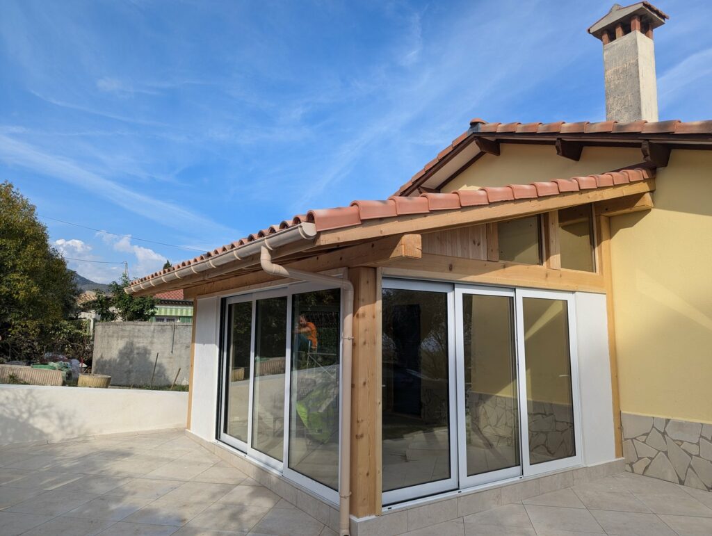 Extension de véranda à Nice — Genesius Construction et Réseaux