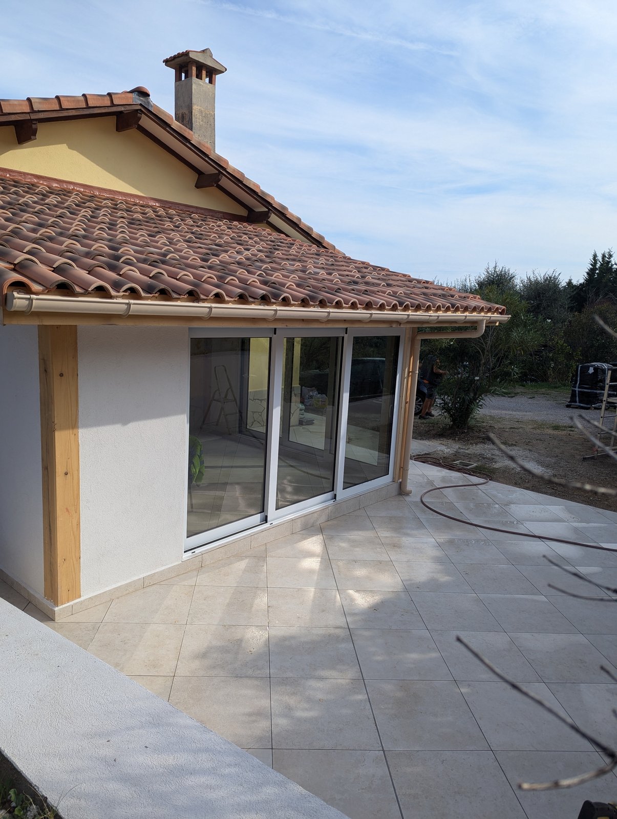 Extension de véranda à Nice — Genesius Construction et Réseaux