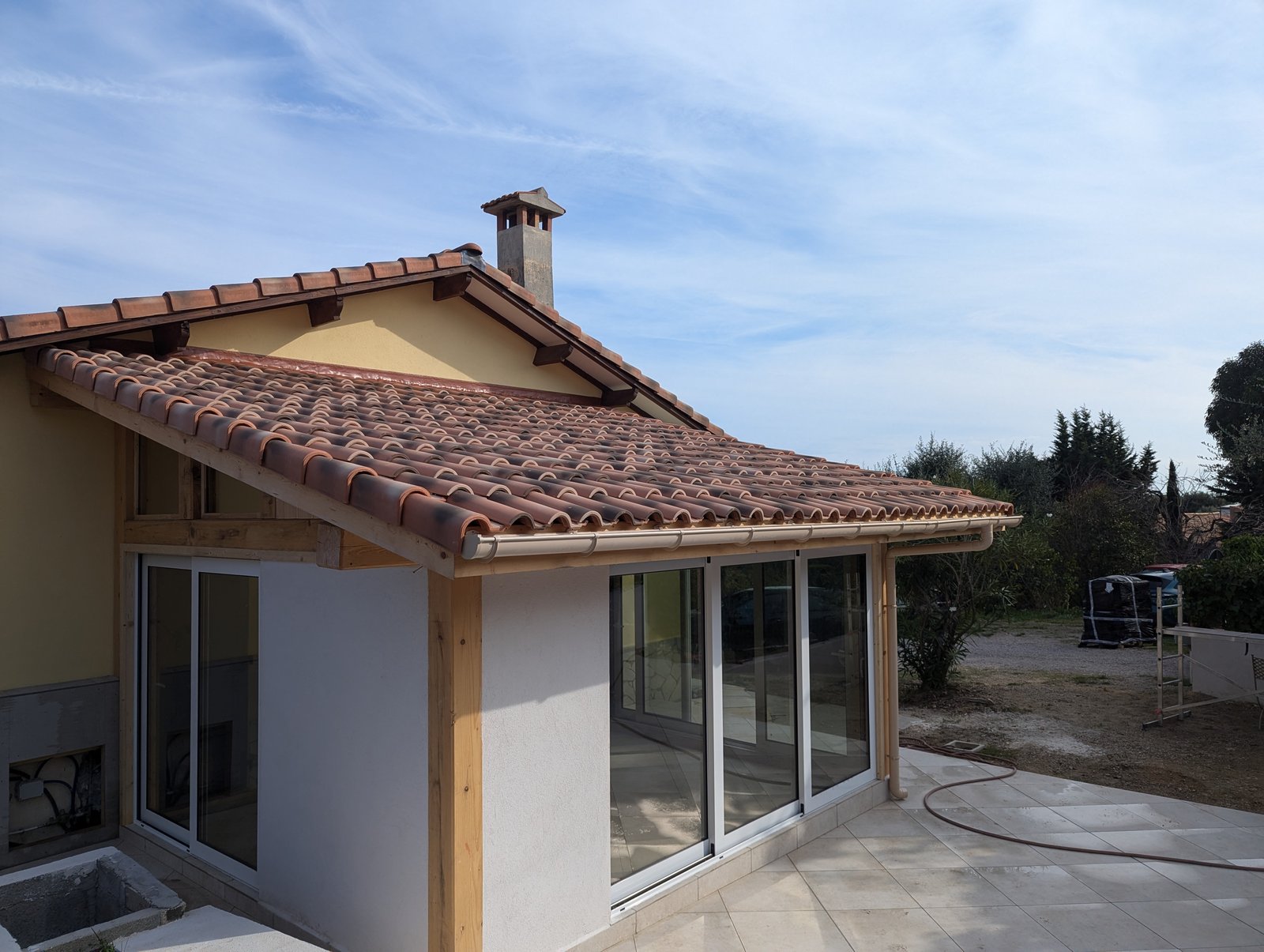 Extension de véranda à Nice — Genesius Construction et Réseaux