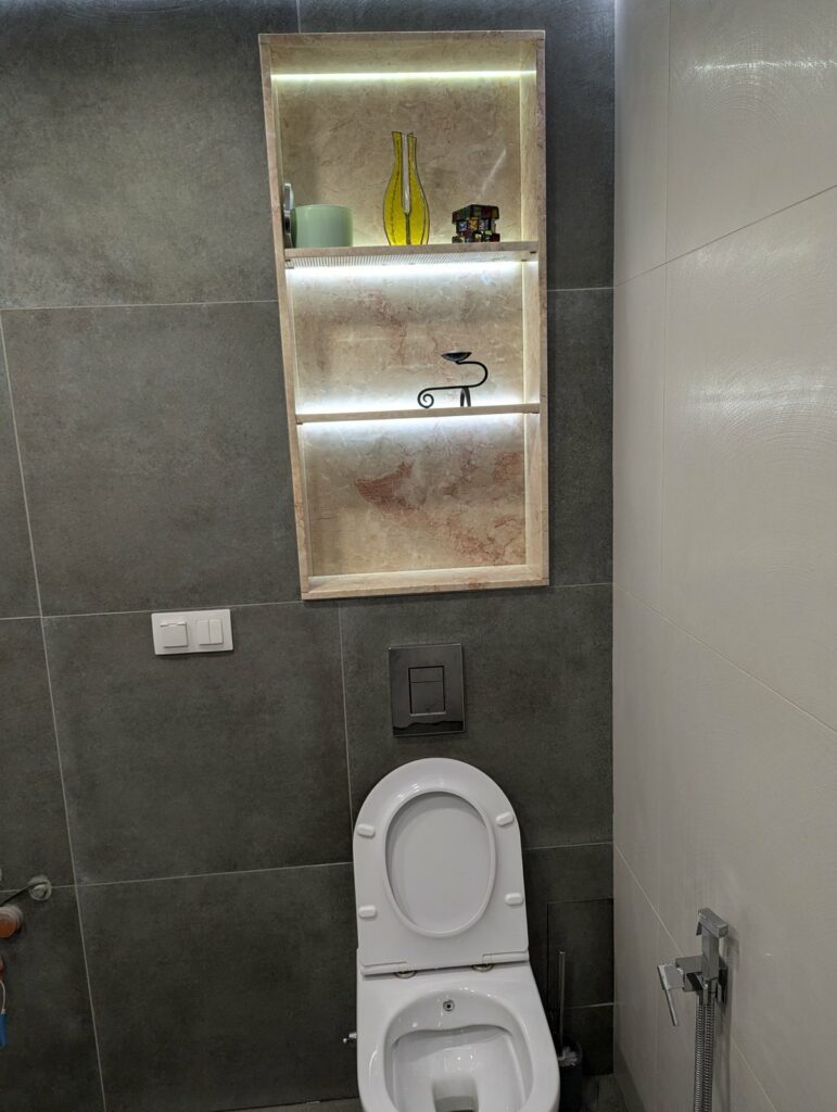 Salle de bain rénovée douche Genesius Nice
