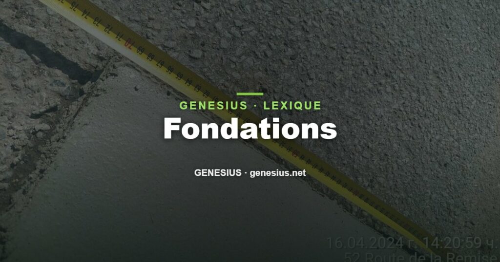Fondations : définition — Genesius Construction et Réseaux, Nice