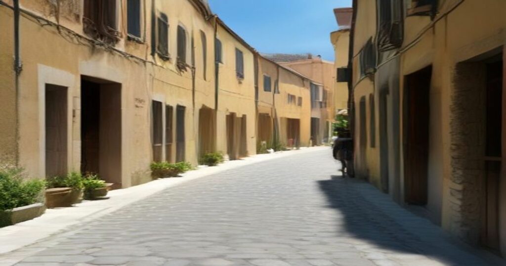Réfection de voirie à Nice — pose de pavés et bordures sur trottoir