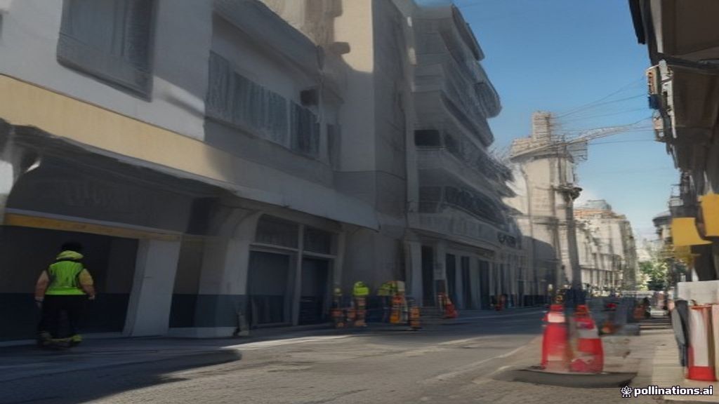 Chantier de génie civil VRD pour un réseau d'éclairage public à Nice