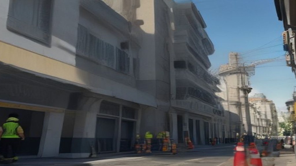 Chantier de génie civil VRD pour un réseau d'éclairage public à Nice