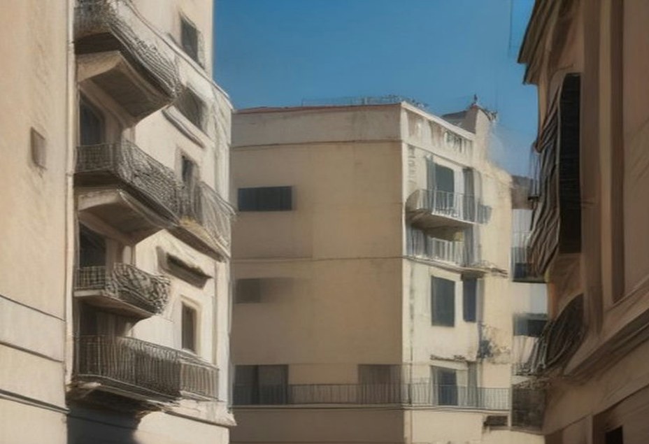 Chantier de rénovation énergétique avec isolation de façade sur un immeuble à Nice